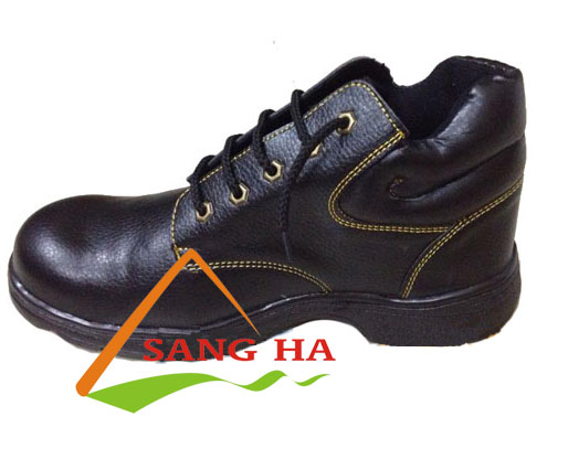 Giày da mũi sắt chống đinh cao cổ ABC-002